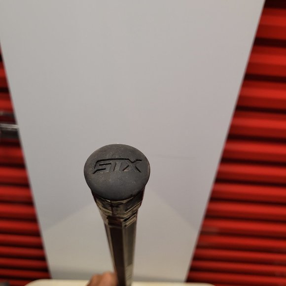 STX Mens Stallion 7000 Lacrosse Stick 30" Shaft Black White Yellow 41" - Picture 11 of 12